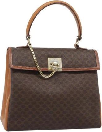 Celine Pre-owned Macadam Canvas Hand Bag - - Pre-owned - Donna - Marrone - ONE SIZE