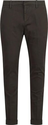 Dondup Pantalone Gaubert - Heren - Chinos - Bruin - W34 - Katoen - Broeken