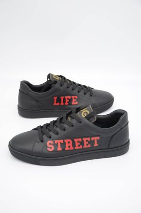 Dolce & Gabbana Heren Leren Lage Sneakers