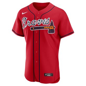 Nike Drake Baldwin Atlanta Braves 2025 MLB Awards Gold Batterman Nike Mens MLB Authentic Jersey in Red | 89000LIDAW9-R1G