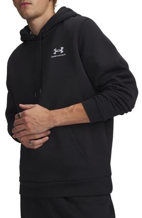 Under Armour UA Icon Fleece Hoodie in 001 Black at Nordstrom, Size Xx-Large