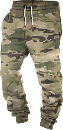 Generic RLEHJN Camouflage Fleece Lined Cargo Joggers Men, Mens Tracksuit Bottoms with Pockets Autumn Winter Camo Jogging Bottoms Drawstring Sweatpants Casual 