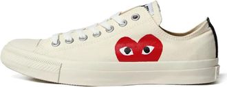 Converse x COMME des GARCONS PLAY Chuck 70 Low White Red 1CK711