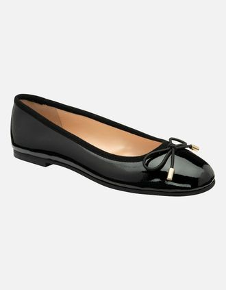 Ravel Womens Ellon Womens Ballerina Pumps - Black - Size: 4