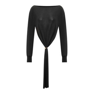 Philosophy di Lorenzo Serafini Dames, Blouses & Shirts, Zwart, Maat: M Viscose