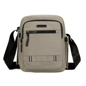 Generic Compatible For Mens Crossbody Bag Portable Outdoor(Light khaki)