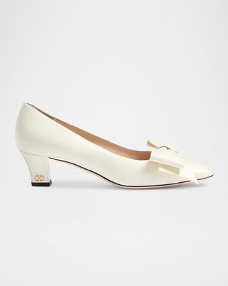 Valentino Garavani Bowow Leather Pumps