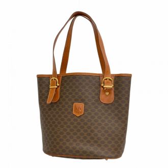 Celine Brown Pvc Tote Bag (Pre-Owned)