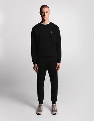 Lyle & Scott Lyle And Scott Mens Skinny Fit Cotton Joggers - Black - Size: 37/36/32/42/Regular