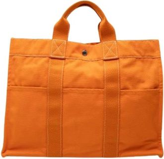 Herm&egrave;s Pre-owned Fourre Tout MM Tote Bag - - Pre-owned - Donna - Arancione - ONE SIZE