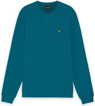 Lyle & Scott Hoodies & sweatvesten, Heren, Blauw, M, Katoen, Sweatshirt met ronde hals