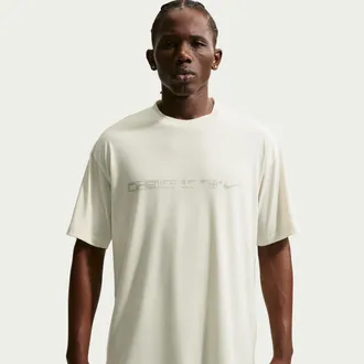 Nike Mens Dri-FIT Short-Sleeve Running Top in Green | IU8957-020