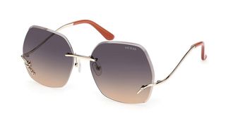 Guess GU00268 32B Womens Sunglasses Gold Size 60