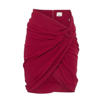 Isabel Marant Sabrina Rok - Dames - Rokken - Rood - Maat: XS Zijde