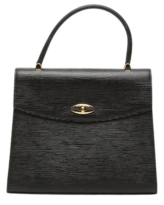 Louis Vuitton Black Epi Leather Handbag (Authentic Pre-Loved)