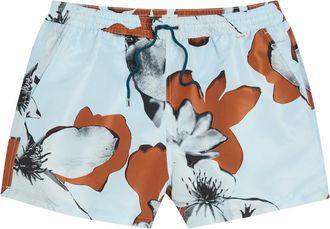 Paul Smith Floral-print Shell Swim Shorts - Turquoise - XL