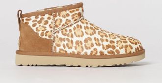 UGG Stivaletto Classic Ultra Mini Plains Ugg in cavallino animalier e camoscio