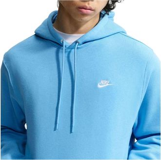 Nike Club Fleece Hoodie Football Blue White FN3859-497