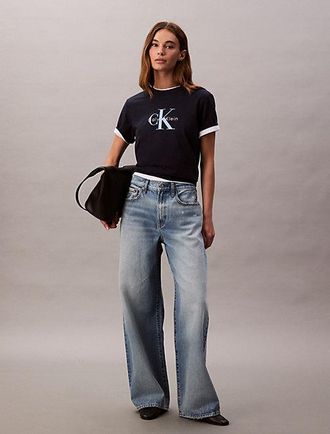 Calvin Klein Wide Leg Jeans