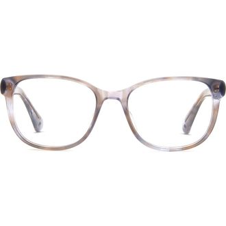 Kate Spade New York lyssa 51mm square optical glasses in Violet Havana at Nordstrom