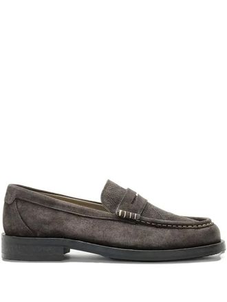 AllSaints Mocassini penny Bloom - Grigio