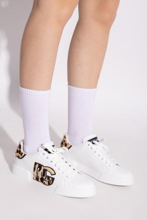 Dolce & Gabbana Portofino Sports Shoes, Womens, White