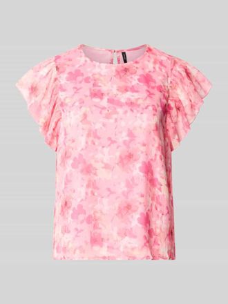Vero Moda Regular Fit Top aus Chiffon Modell SMILLA in Rosa, Gr&ouml;&szlig;e XL