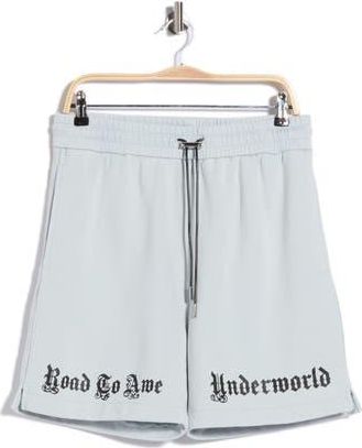 Rta Clyde Drawstring Shorts in Spirit Blue Underworld at Nordstrom Rack, Size Xxx-Large