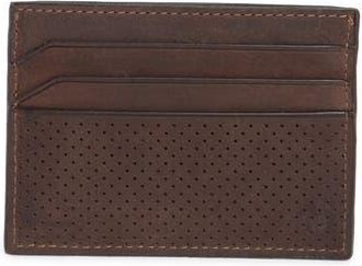 Johnston & Murphy Oil Tanned Leather Weekend Card Case in Tan Oiled at Nordstrom Rack
