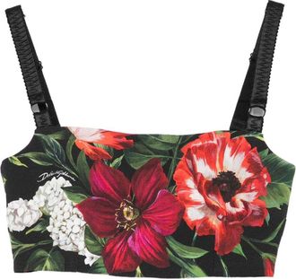 Dolce & Gabbana Womens Floral-Print Top