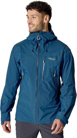 RAB Downpour Mountain Jacket - Mens in Tempest Blue at Nordstrom, Size Small