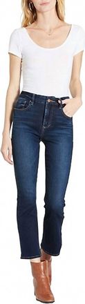 Dear John Denim Jeanne High Rise Cropped Flare Jeans In Richmond