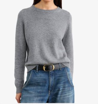 Nili Lotan Nora Sweater In Medium Grey Melange