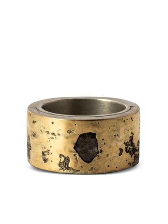Parts Of Four Anello Sistema in oro giallo 18kt e argento sterling con diamanti