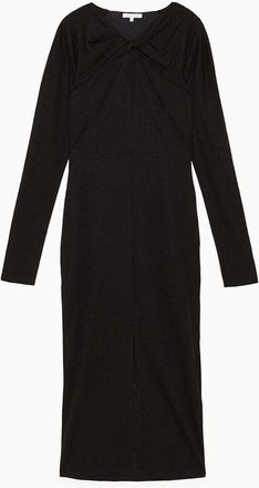 Patrizia Pepe Black Wool Casual Womens Dress