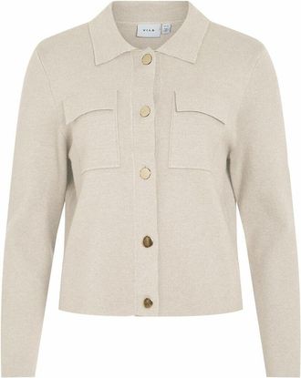 Vila Vest met polokraag en goudkleurige knopen