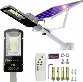 OEM L&aacute;mpara Solar De Jard&iacute;n Para Poste Potente Panel De Calle De 2000w