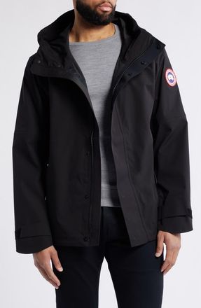 Canada Goose Rupert Waterproof Raincoat in Black - Noir at Nordstrom, Size Xx-Large
