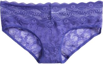 b.tempt'd by Wacoal Lace Kiss Hipster Briefs in Spectrum Blue at Nordstrom, Size X-Large