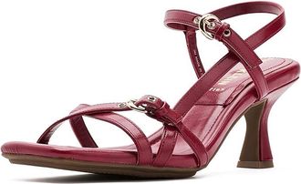 Anne Klein Jaydyn Womens Sandals Red Crinkle : 8.5 M, Synthetic