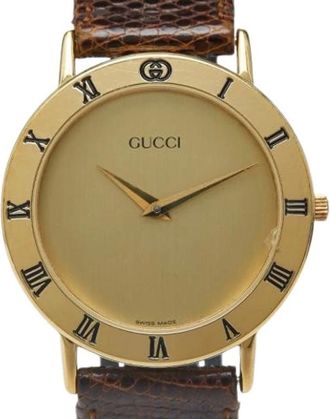 Gucci Pre-owned Watches, male, Yellow, Size: ONE SIZE Pre-owned 3000.2.M Wristwatch