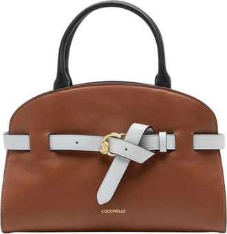 Coccinelle Sabine Small Handbag - Dames - Handtassen - Bruin - ONE Size - Leer - Tassen
