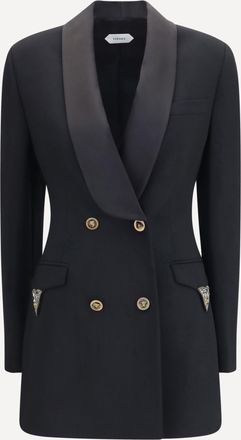 Versace Blazer doppiopetto in lana Woman 40