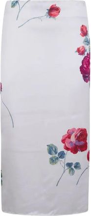 N&deg;21 Canvas Midi Skirt