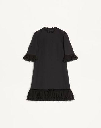 Valentino Crepe Couture Short Dress Wo