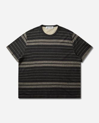 Our Legacy Men s New Box T-Shirt Ziggy Stripe