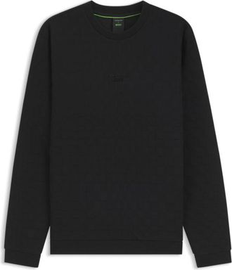 BOSS Porsche x sweatshirt with Pasha check jacquard