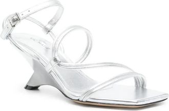 Vic Matié Sandalen - Mid Sculpted Heel Sandals - Gr. 36 (EU) - in Weiß - für Damen