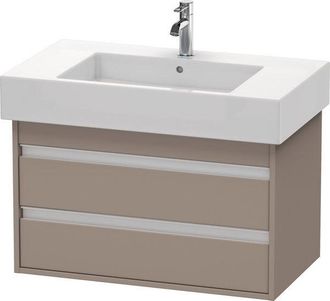 Duravit Ketho Mueble Bajo Encimera 6640, 2 Cajones, 800mm, Para - Duravit