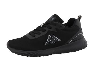 Kappa Sneaker KAPPA FANIA, Damen, Gr. 36, schwarz, Synthetik, Schuhe Sneaker